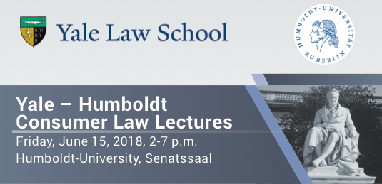 Yale-Humboldt Consumer Law Lecture 2018