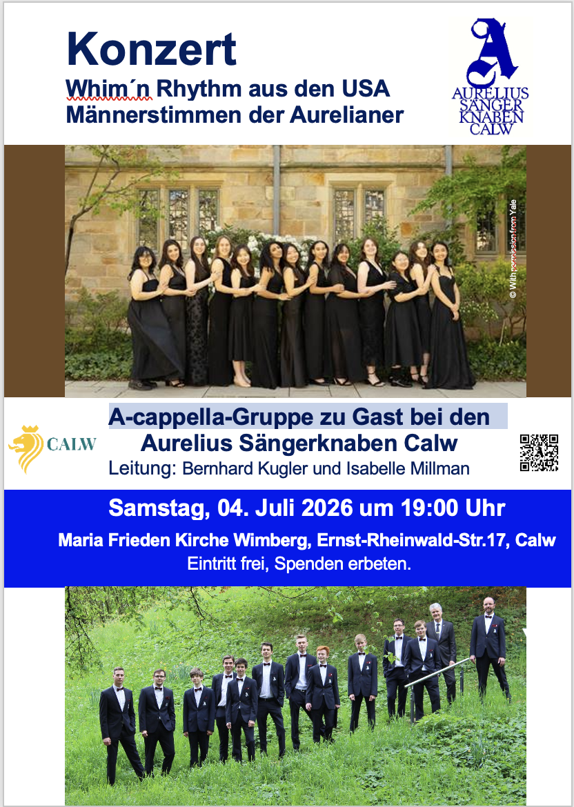 A week of Whim 'n Rhythm concerts in Germany